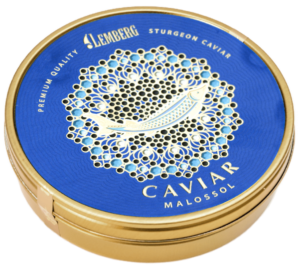 Черная осетровая икра Белуги 500 г Lemberg Beluga