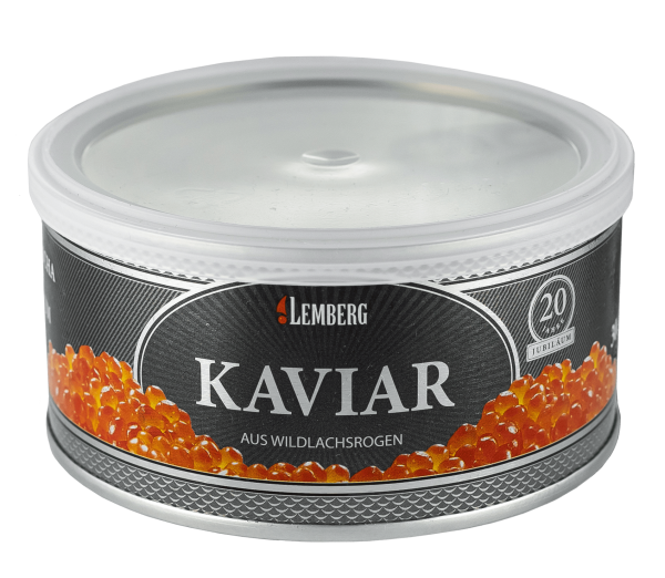 Лососевая красная икра горбуши 300 г Lemberg Platinum (кошерная)