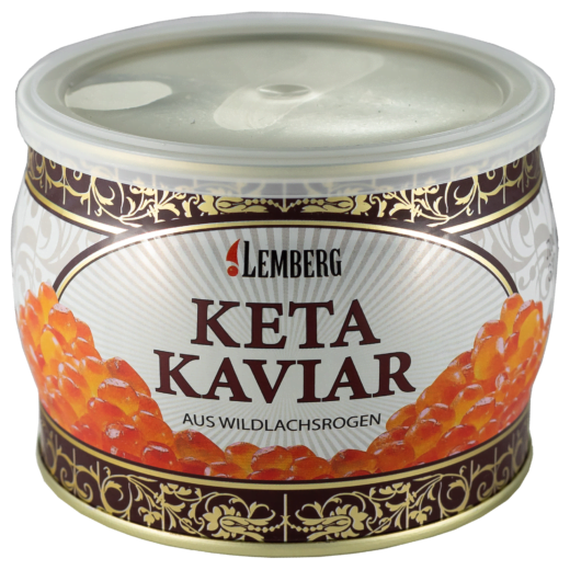 Лососевая красная икра кеты 500 г Lemberg Premium (кошерная)