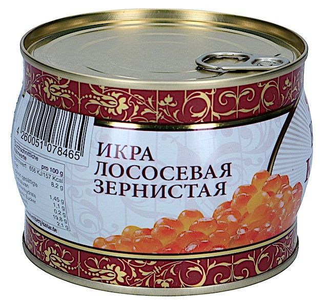 Лососевая красная икра кеты 500 г Lemberg Premium (кошерная)
