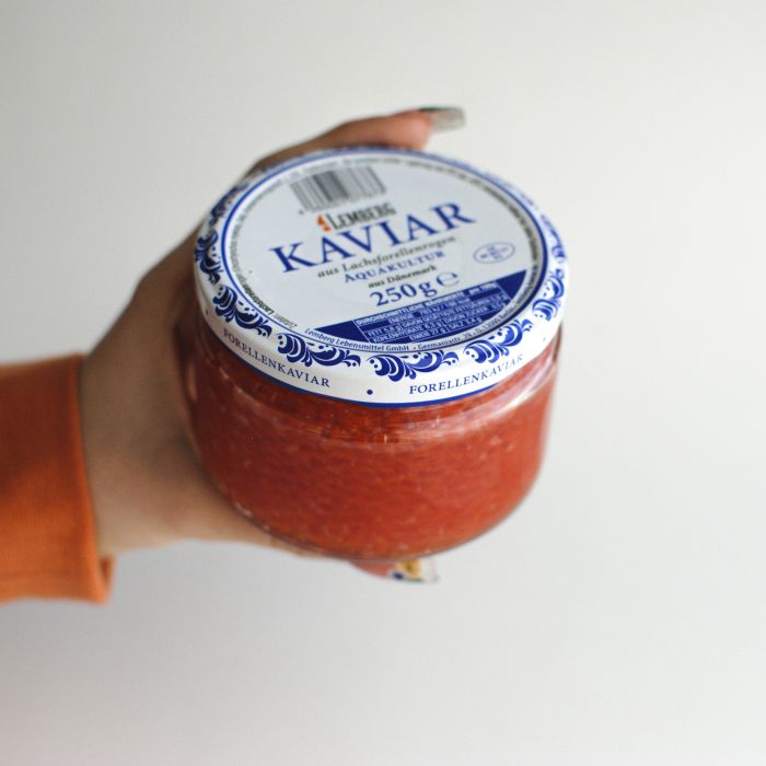 Лососевая красная икра форели 250 г Lemberg (кошерная)